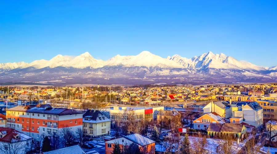 Las mejores ofertas de alquiler de coches en Poprad
